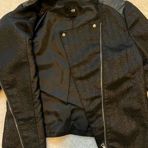 Black shimmer jacket